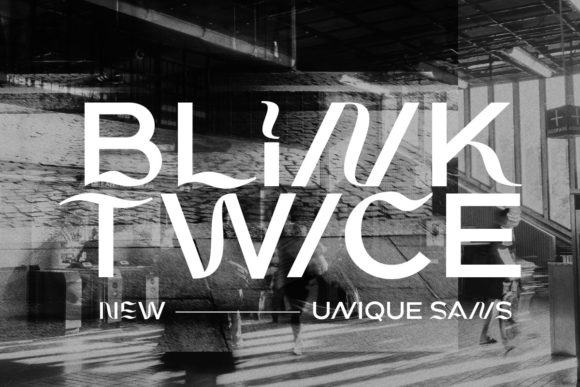 Blink Twice: A Modern Display Font for Bold Branding