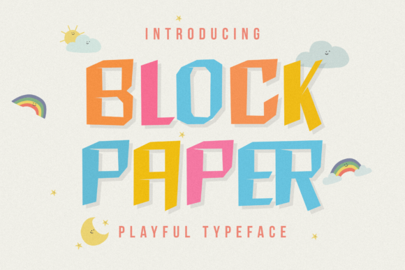 Block Paper Font for a Fresh Business Look