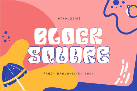 Block Square: A Whimsical Display Font for Creative Makers