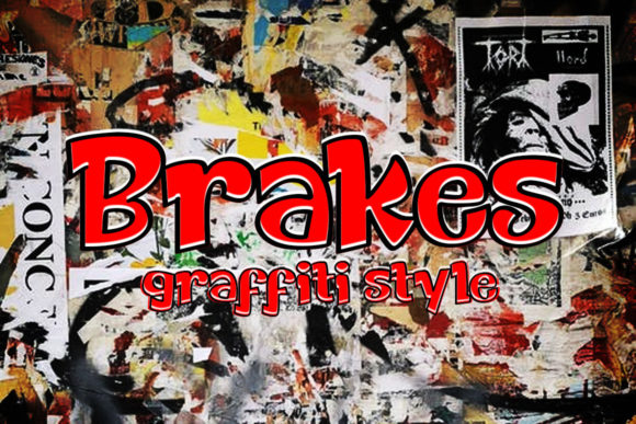 Brakes Font for Bold Visual Impact