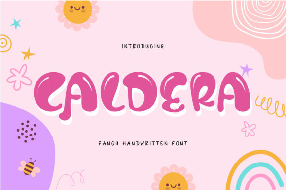 Caldera Font: A Cute Display Typeface for Branding and Design