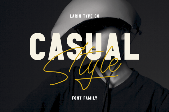 Casual Style: A Versatile Display Font for Modern Editorial Design