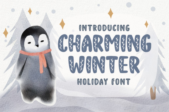 Charming Winter Font for Business Branding and Design