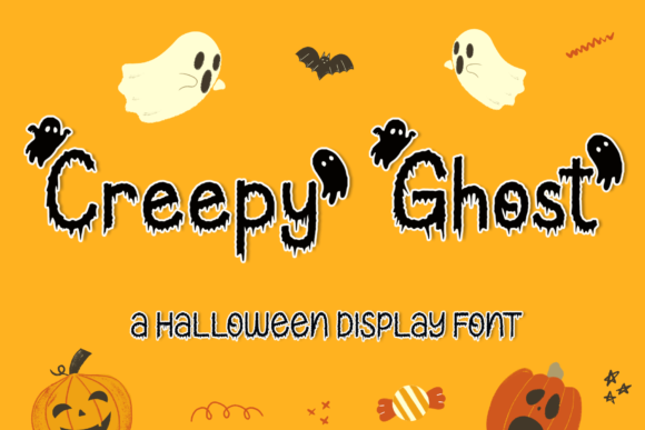 Creepy Ghost: A Spooky Display Font for Editorial Projects
