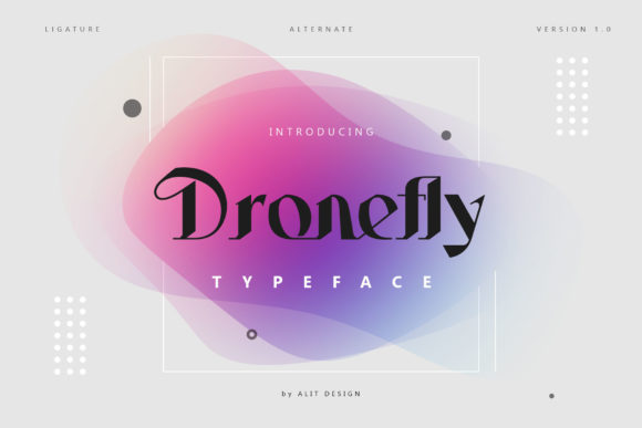 Dronefly: A Victorian-Styled Display Font for Web Design