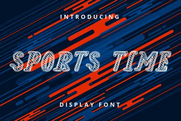 Enhance Your Brand with the Sports Time Display Font