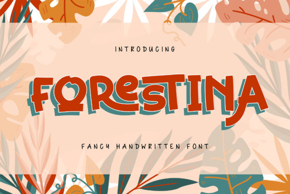 Forestina: A Trendy Display Font for Creative Publishing