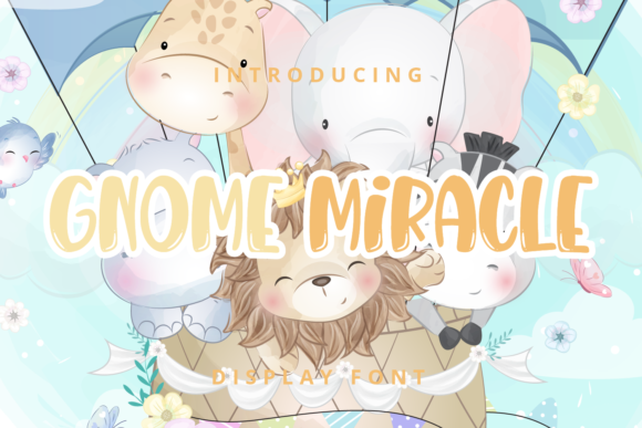 Gnome Miracle Font for Creative Campaigns