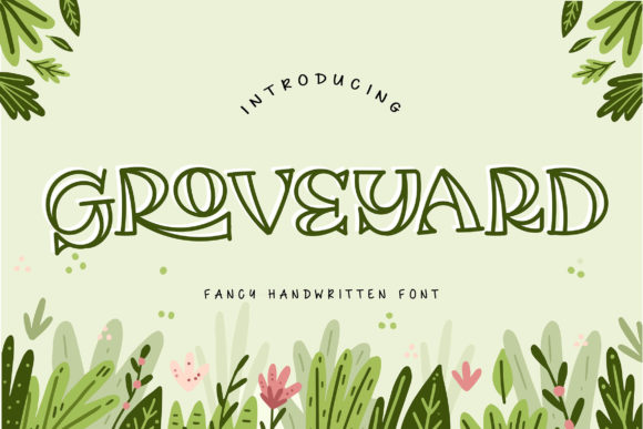 Groveyard: A Luxurious Display Font for Creative Projects