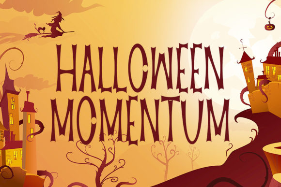 Halloween Momentum Font for Bold Editorial Designs