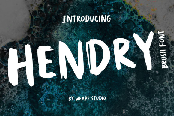Hendry: A Cool Display Font for Creative Makers