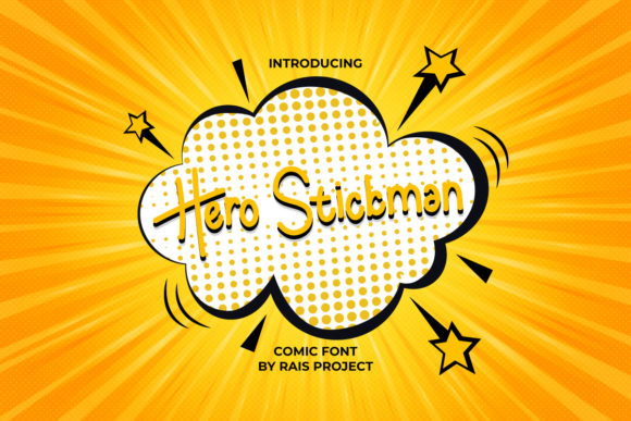 Hero Stickman: A Retro Display Font for Modern Web Projects