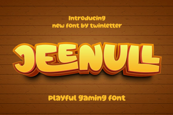 Jeenull: A Playful Display Font for Creative Projects
