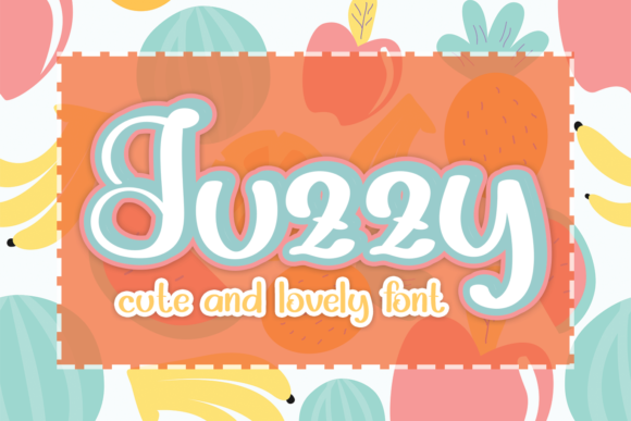 Juzzy: A Cool and Fun Display Font for Creative Makers