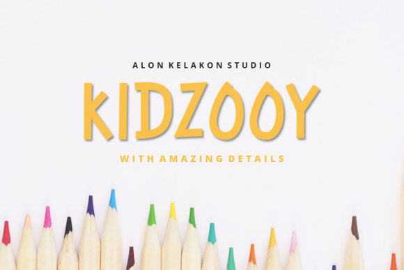 Kidzooy: A Playful Display Font for Creative Projects