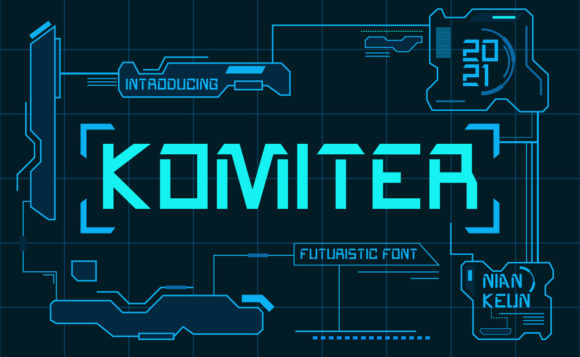 Komiter: A Bold Display Font for Modern Creative Projects