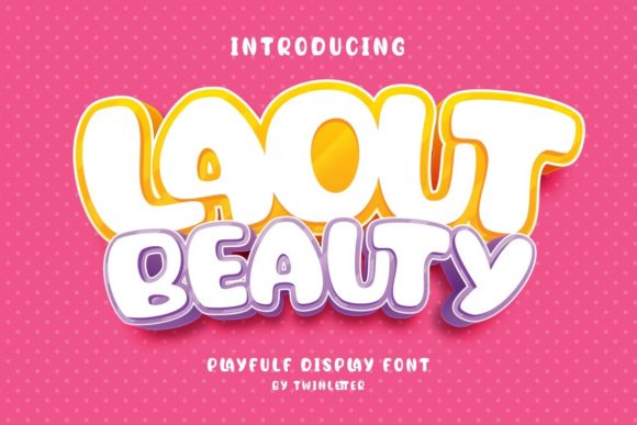 Laout Beauty Font: A Playful Display Font for Creative Projects