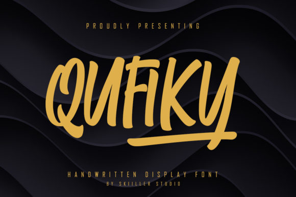 Qufiky: A Casual Display Font for Modern Editorial Design