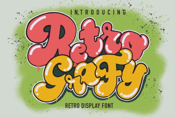 Retro Grafy: A Playful Font for Business Branding