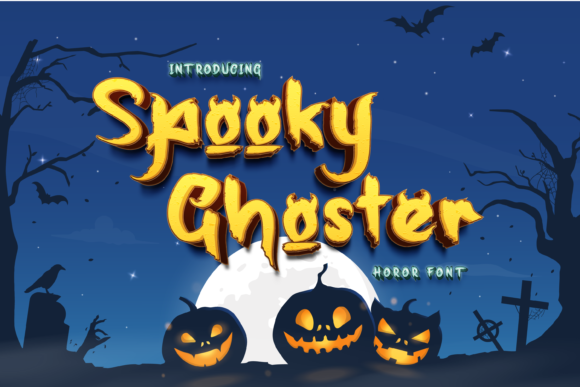 Spooky Ghoster: A Display Font That Elevates Branding