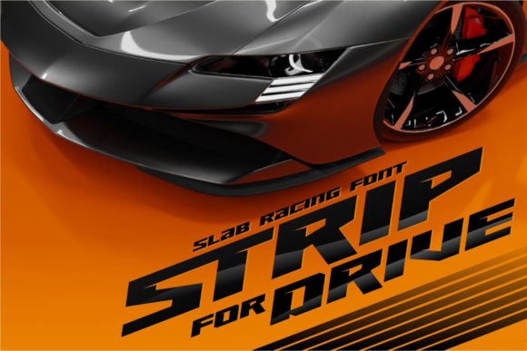 Strip for Drive: A Bold Display Font for Editorial Impact