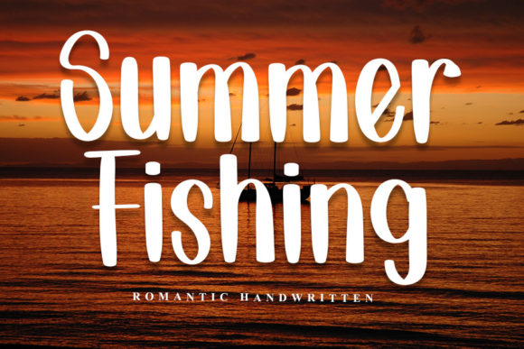 Summer Fishing Font for Modern Branding Projects