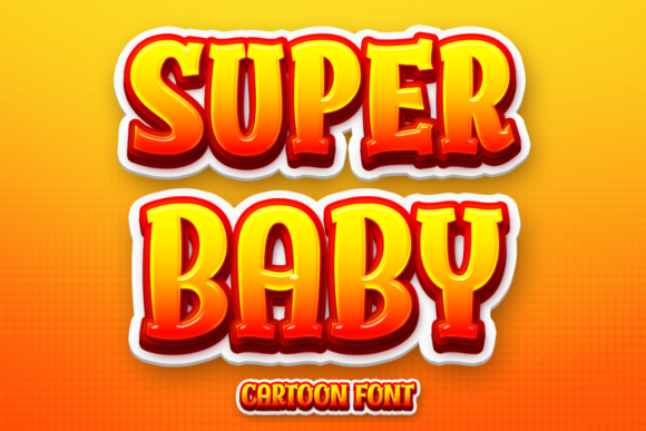 Super Baby Font for Bold and Fun Editorial Designs