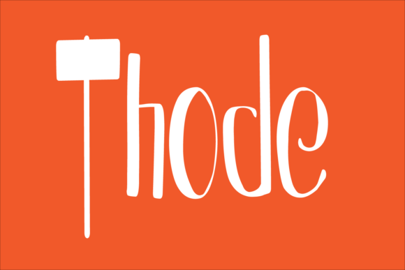 Thode: A Modern Display Font for Eye-Catching Design