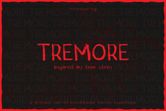 Tremore Font for Spooky Seasonal Designs