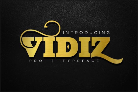 Vidiz Pro: A Bold Display Font for Modern Branding