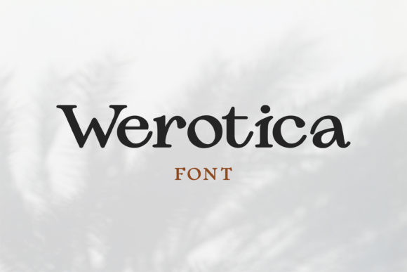 Werotica: A Stylish Display Font for Your Business Branding