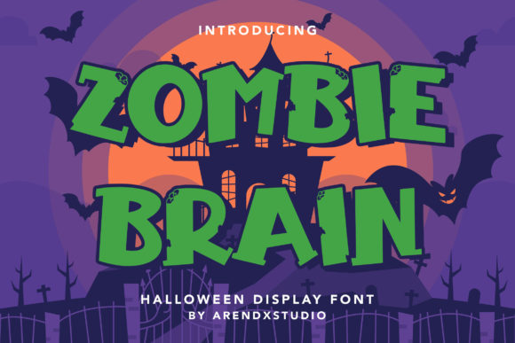 Zombie Brain Font for Spooky Digital Campaigns